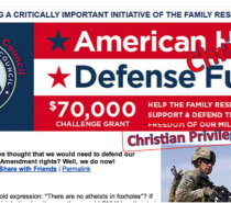 Family Research Council Misrepresents Our Military
