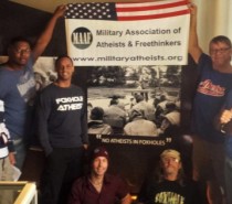 Atheists in Foxholes visit No Atheists in Foxholes Display