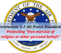 New Air Force Standards Protect Nonreligious Personal Beliefs